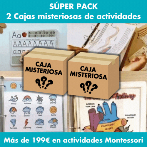 Súper pack 2 Cajas misteriosas de actividades
